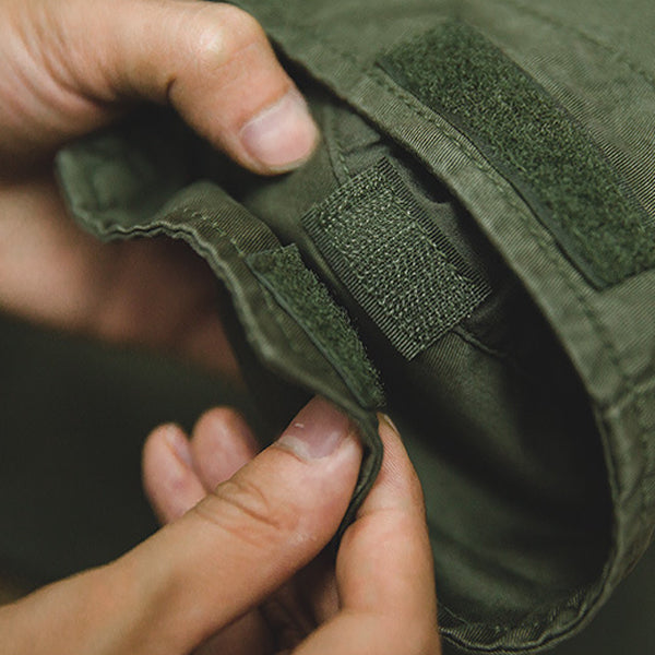 Men's Retro Engraved M65 Denim Army Jacket