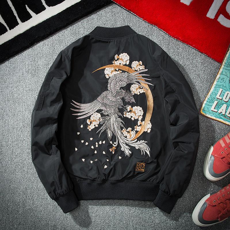 Phoenix Embroidered Bomber Cyberpunk 2077 Jacket