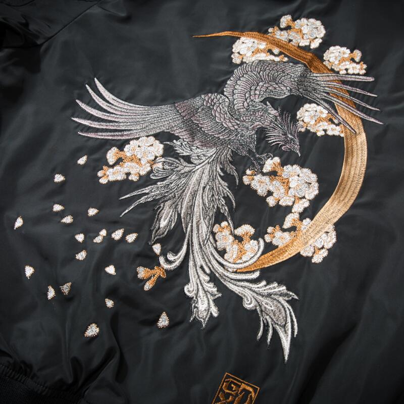Phoenix Embroidered Bomber Cyberpunk 2077 Jacket