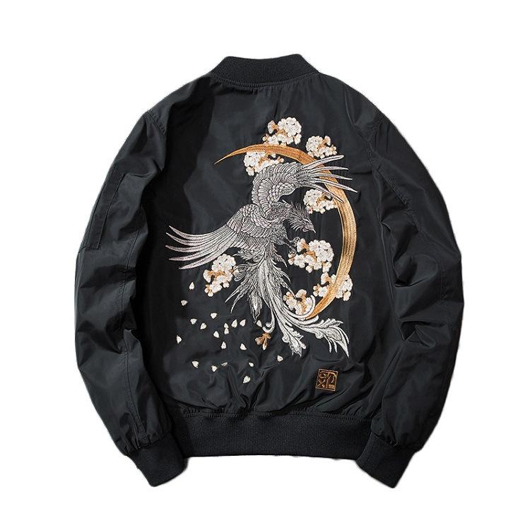 Phoenix Embroidered Bomber Cyberpunk 2077 Jacket