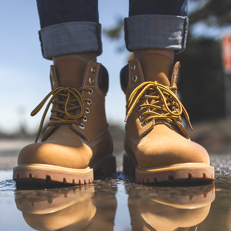Men's Winter Classic Yellow Snow Boots