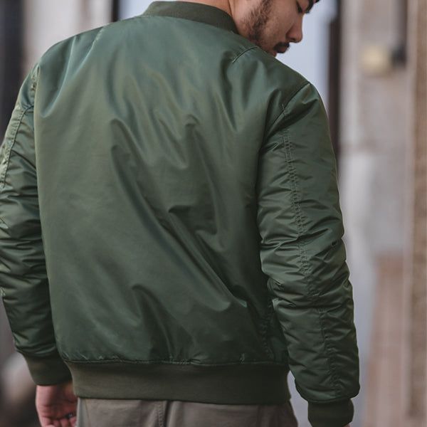 Men's MA-1 Flight Warm Tanker Bomber Jacket