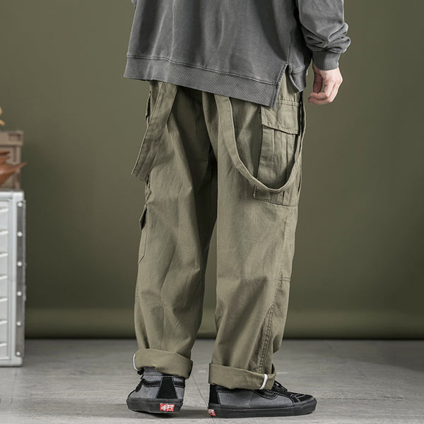 Military Style Camouflage Multi-pocket Overalls