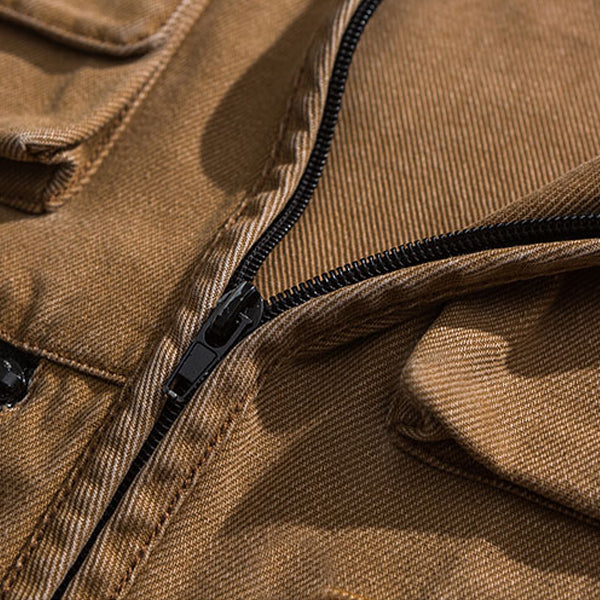 Retro Multi-pocket Tool Cargo Vest