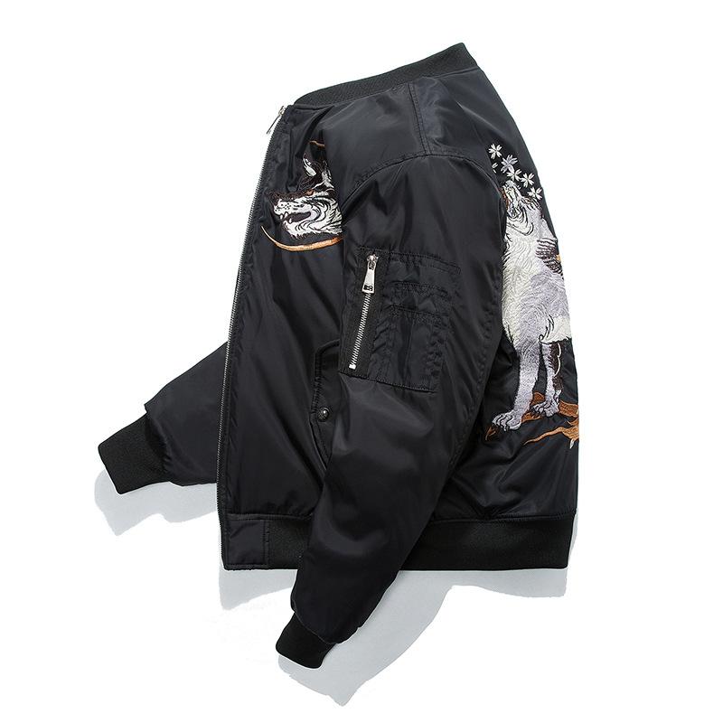 Howling Embroidered Baseball Cyberpunk 2077 Bomber Jacket