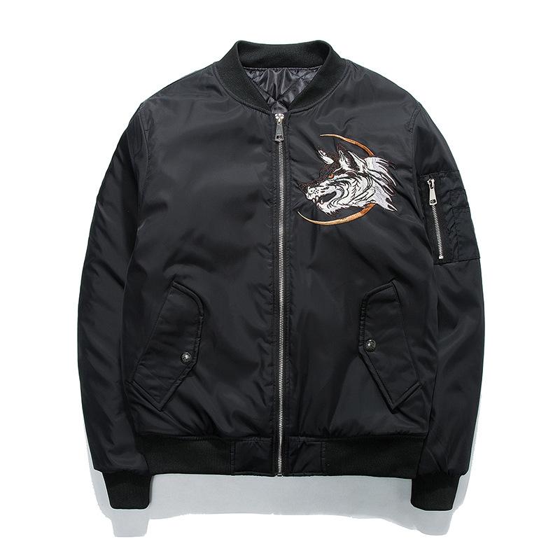 Howling Embroidered Baseball Cyberpunk 2077 Bomber Jacket