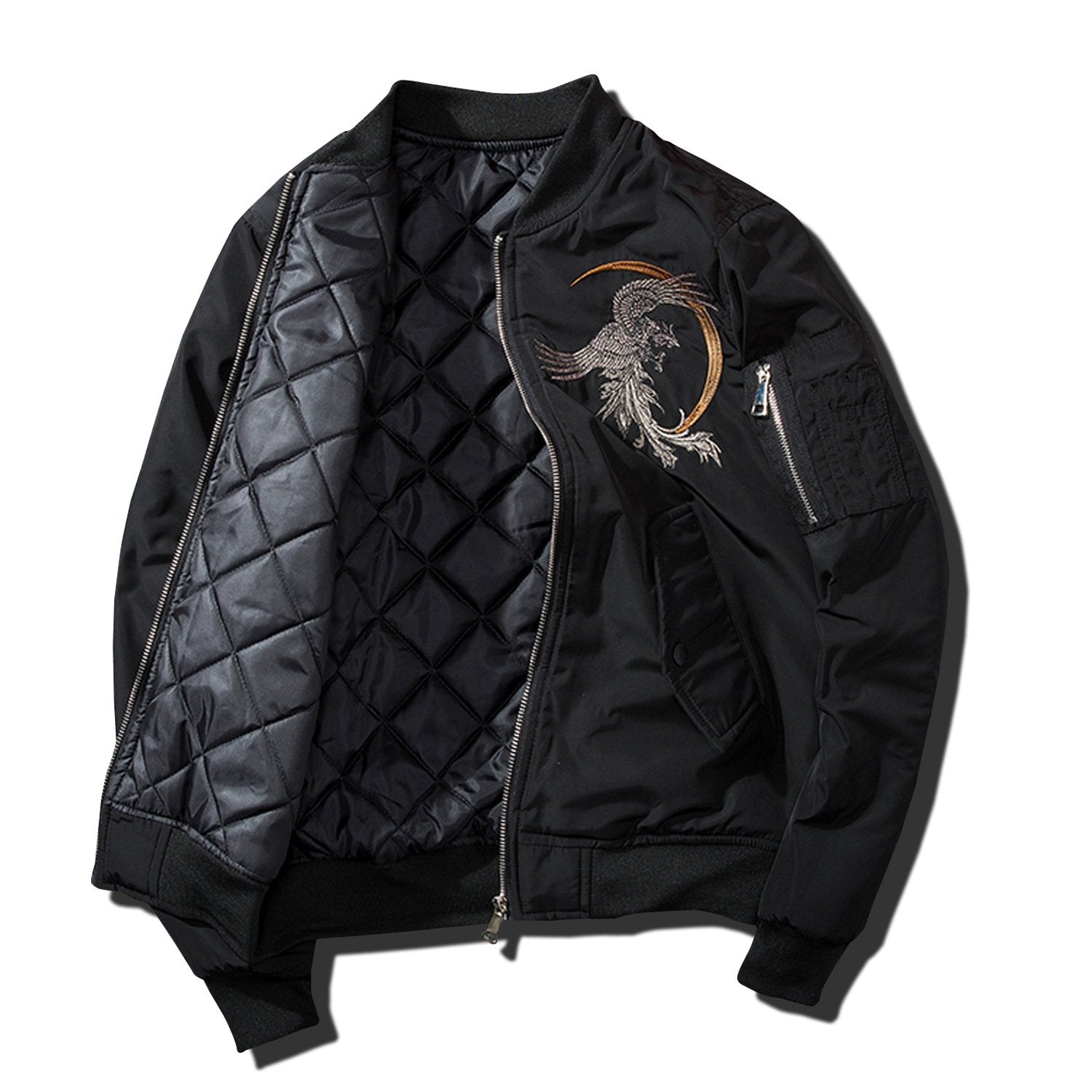 Phoenix Embroidered Bomber Cyberpunk 2077 Jacket