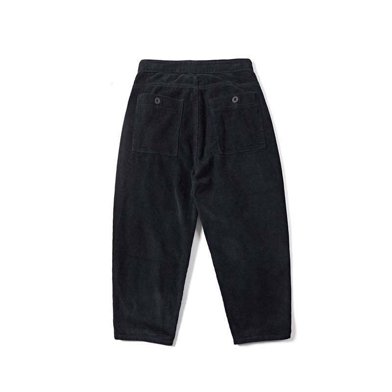 Corduroy Casual Straight-leg Baggy Trousers