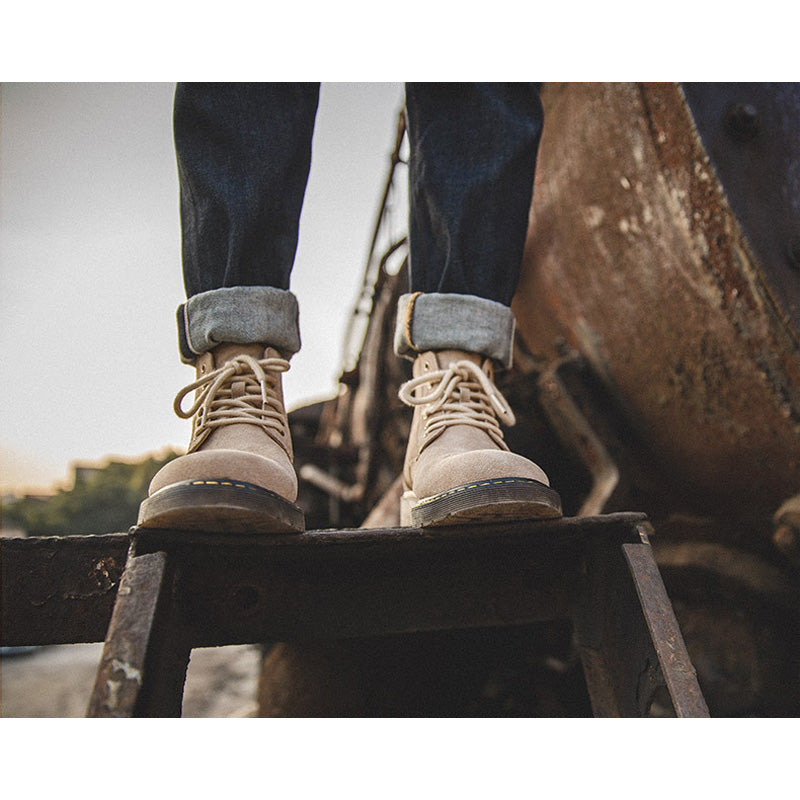 Vintage Boots - Men's Soft Toe Comfortable Work Boots
