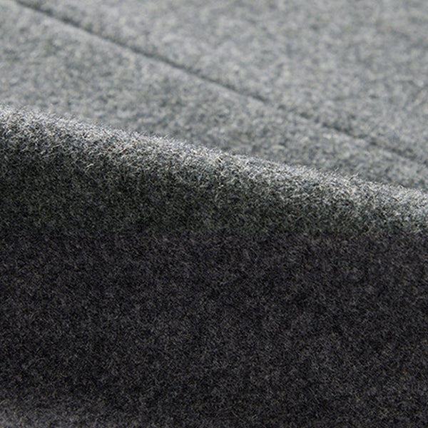 Men's Wool Mid-length Hooded Trench Coat