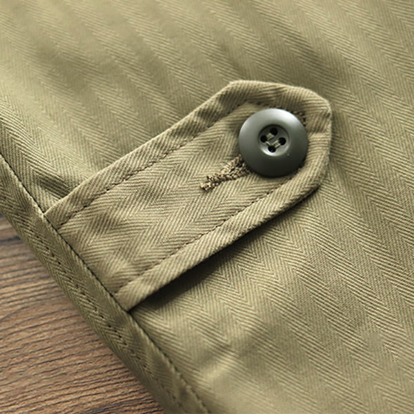 American Retro Loose Multi-Port Cargo Jacket