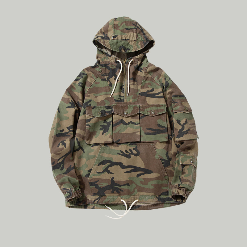 Solid Color Long-Sleeved Hoodie