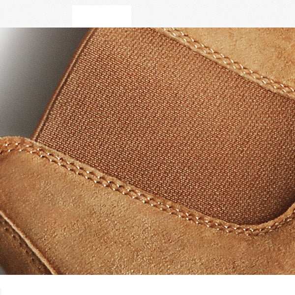 Chelsea Boots - Men's Genuine Leather Waterproof Casual Oxford Ankle Boots