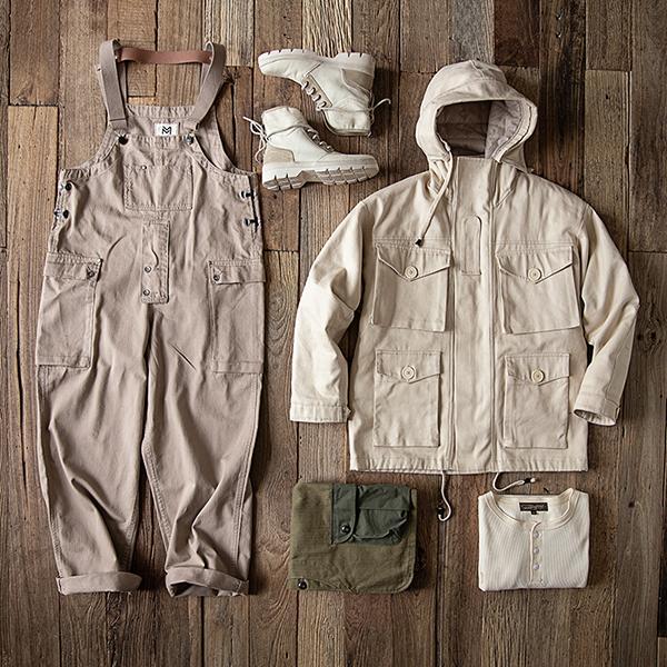 Men's Vintage Loose jumpsuit Vintage Baggy Suspender Cargo Bib Overalls