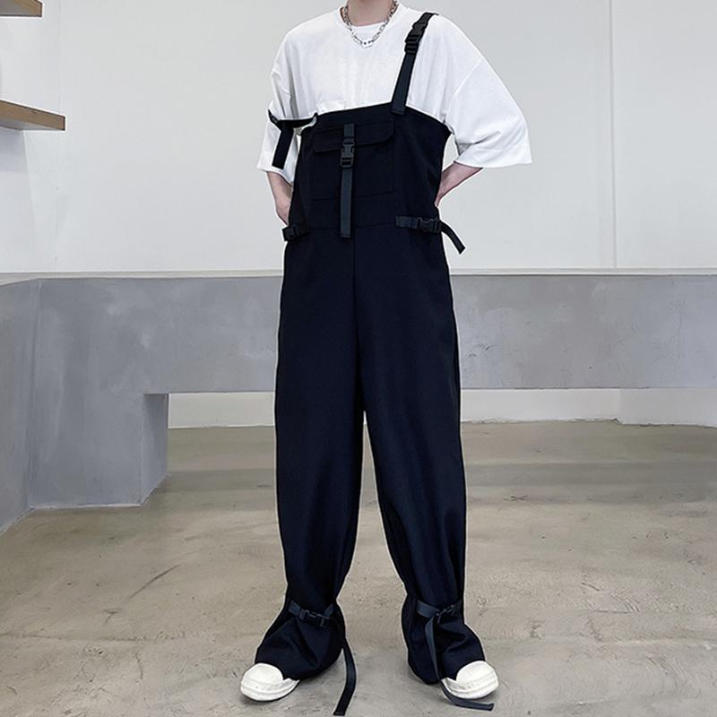 Men's Adjustable Baggy Strappy Jumpsuit