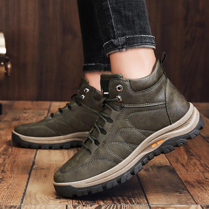 Men's High-top Anti-skid Warm Outdoor Shoes