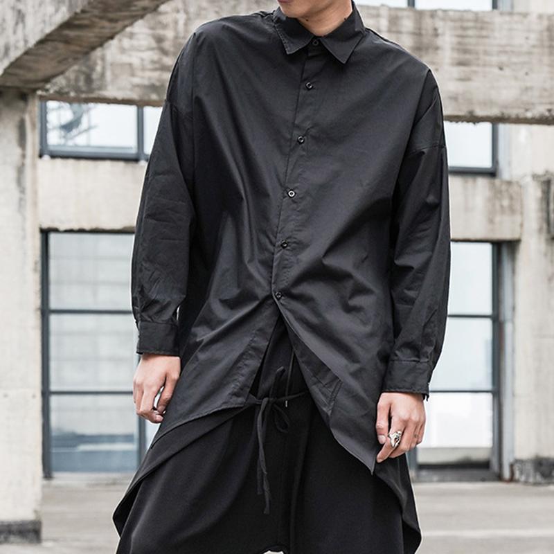 Irregular Mid-length Shirt