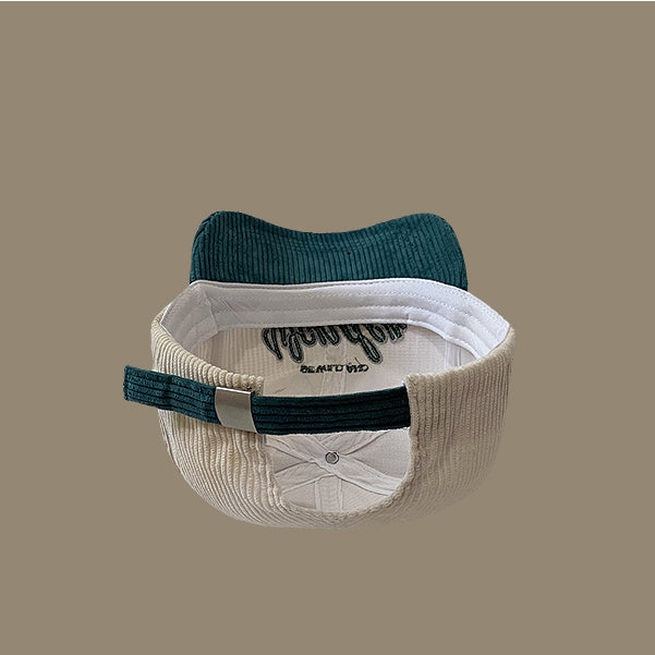 Retro Corduroy Baseball Cap