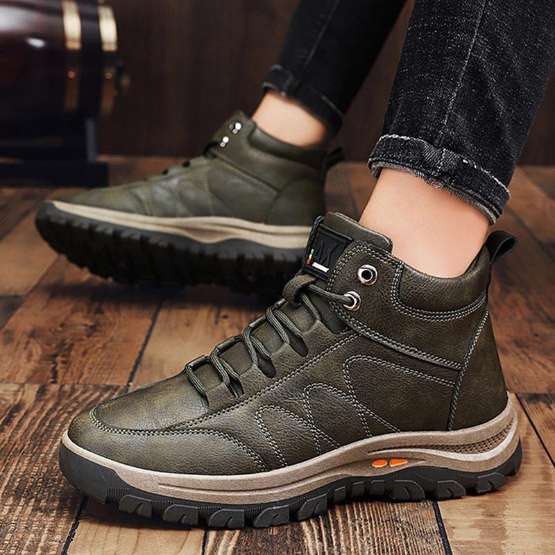 Men's High-top Anti-skid Warm Outdoor Shoes