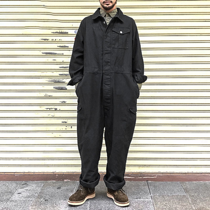 Japanese Retro Loose Overalls