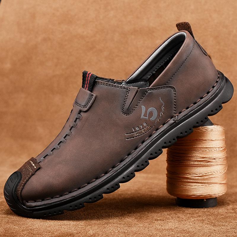 Men's Outdoor Hand-stitched Leather Shoes