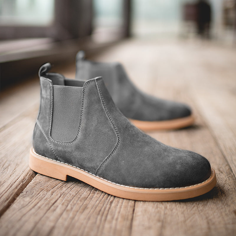 Chelsea Boots - Men's Genuine Leather Waterproof Casual Oxford Ankle Boots