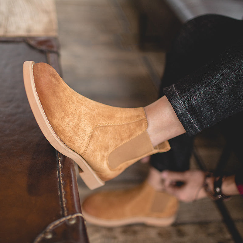 Chelsea Boots - Men's Genuine Leather Waterproof Casual Oxford Ankle Boots