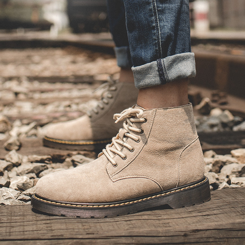 Vintage Boots - Men's Soft Toe Comfortable Work Boots