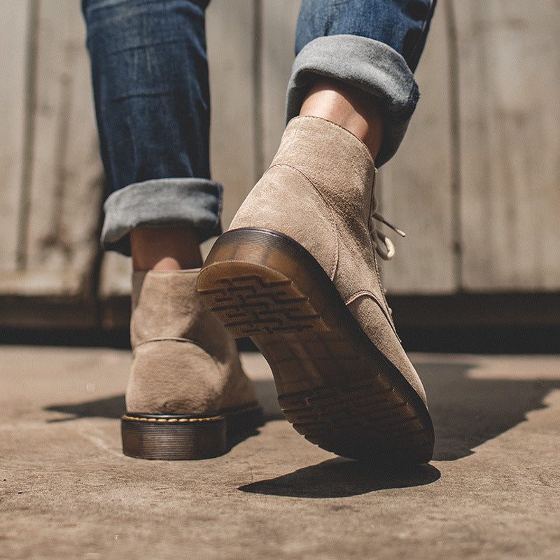 Vintage Boots - Men's Soft Toe Comfortable Work Boots