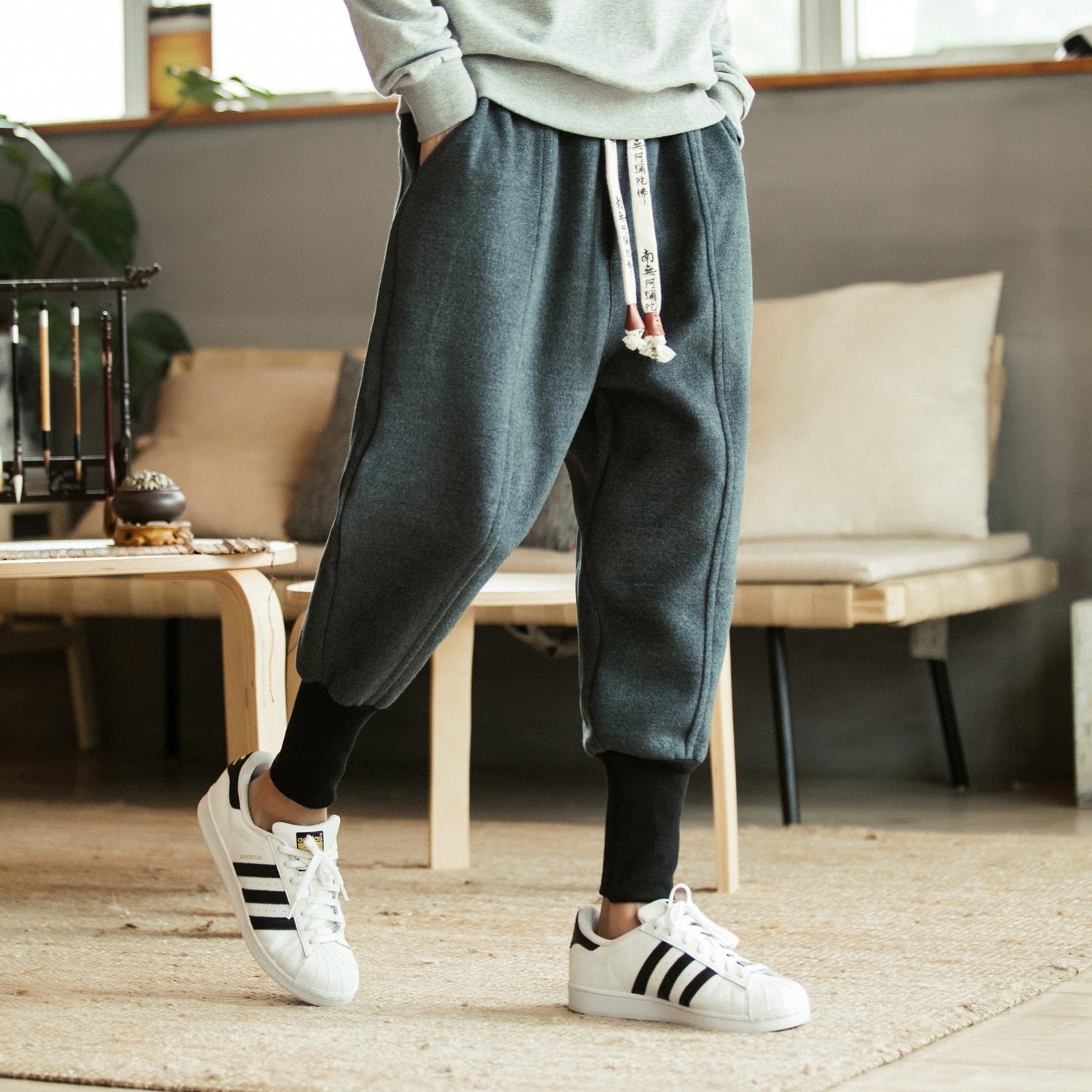 Japanese Plus Fleece Trousers