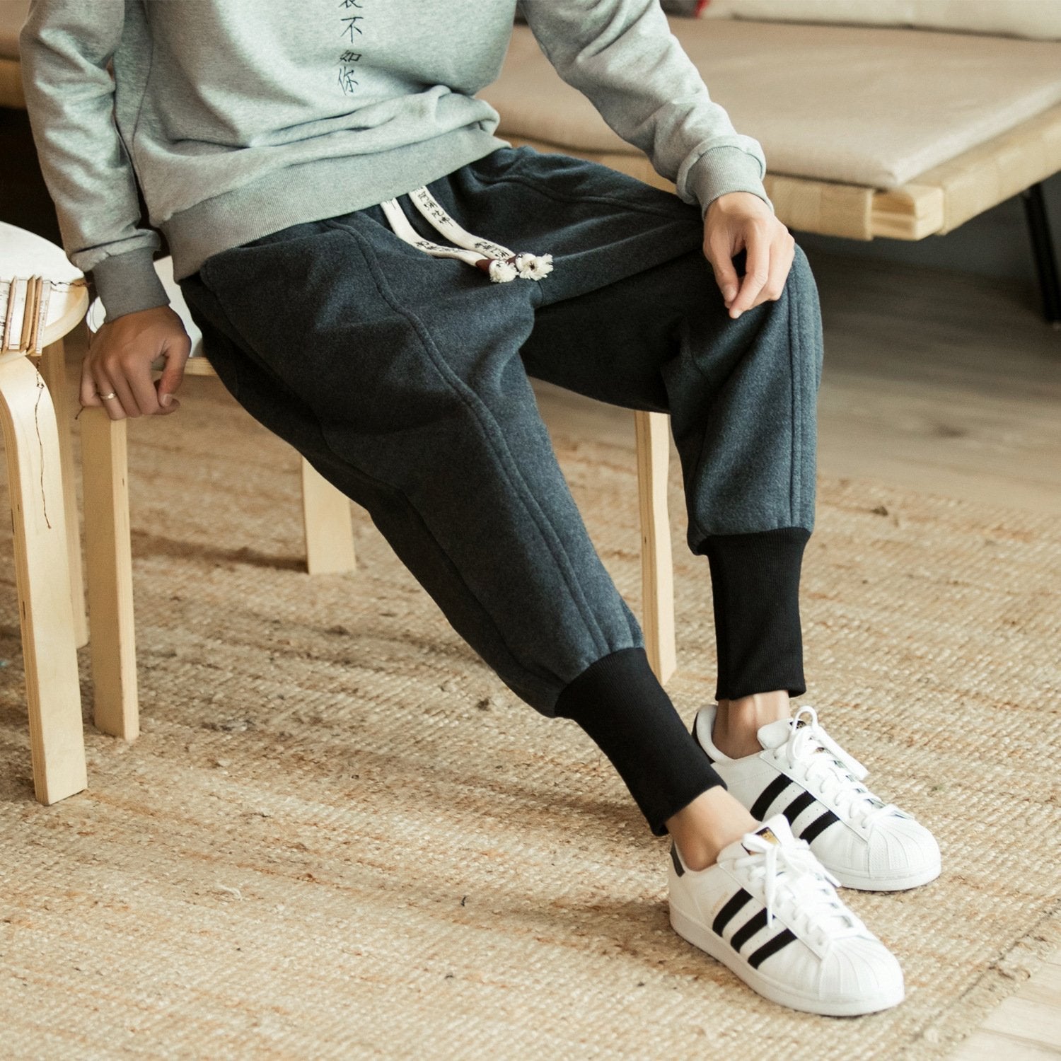 Japanese Plus Fleece Trousers