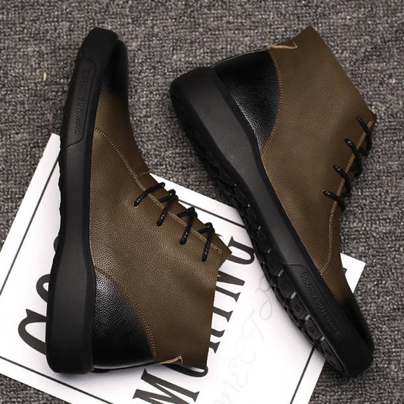 Leather Casual Boots