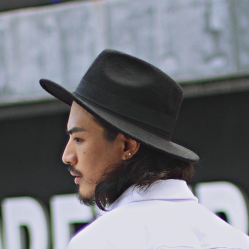 Men's Retro Felt Top Hat