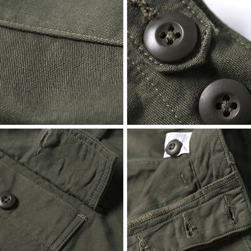 thumbnail image 2 of Bronson Non Stock Mfg. Co. OG-107 Utility Fatigue Pants – Vietnam War Repro, Men's Green Chino, 30.7in Inseam 2 of 6