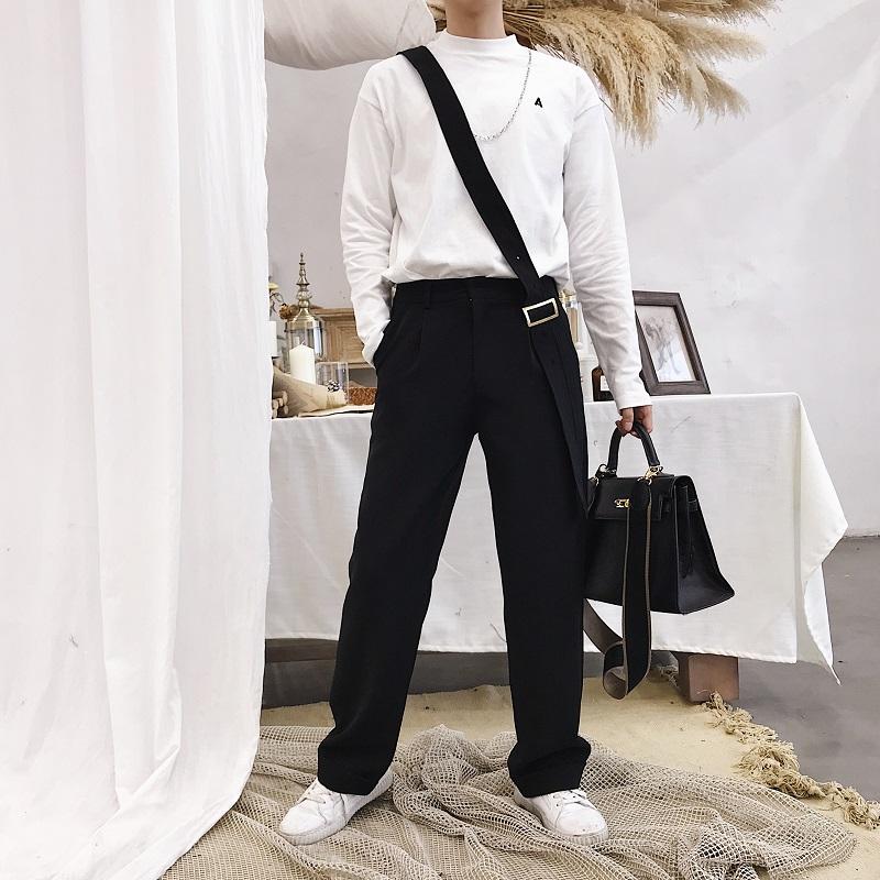 Men's One-shoulder Detachable Overalls