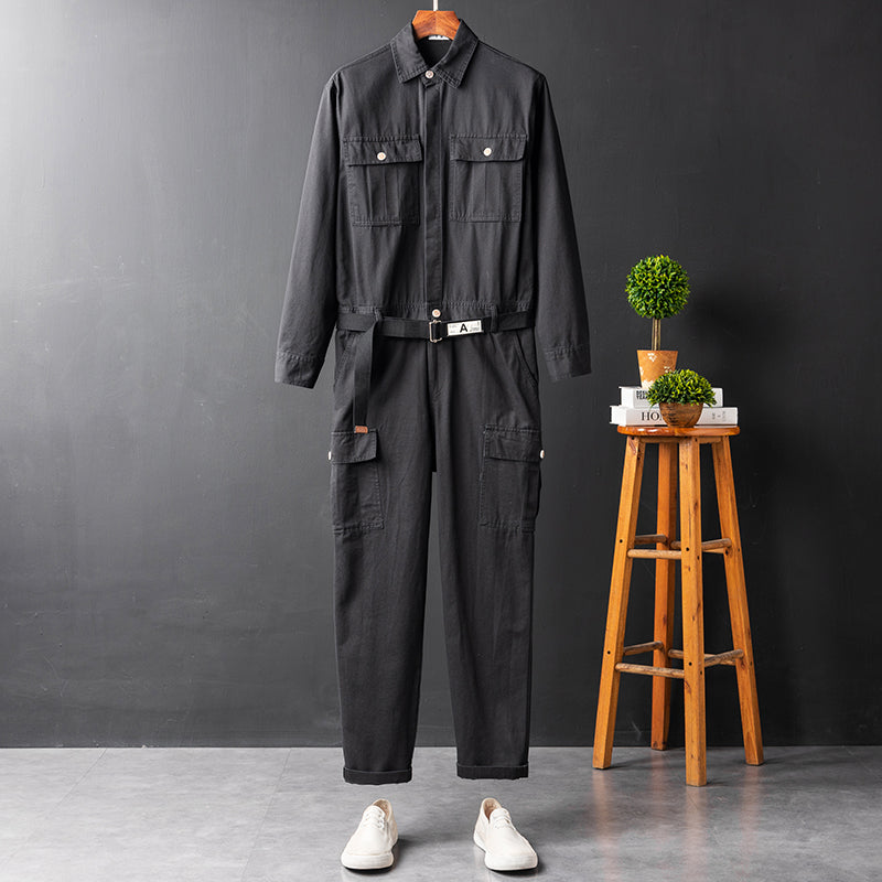 Men's Long Sleeve Coverall Cotton Blend