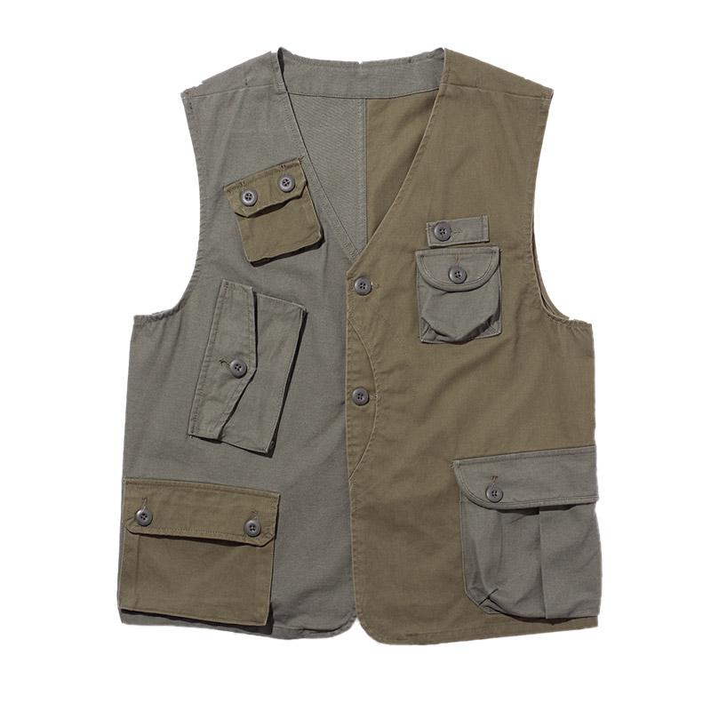 Japanese Retro Multi-pocket Tool Vest