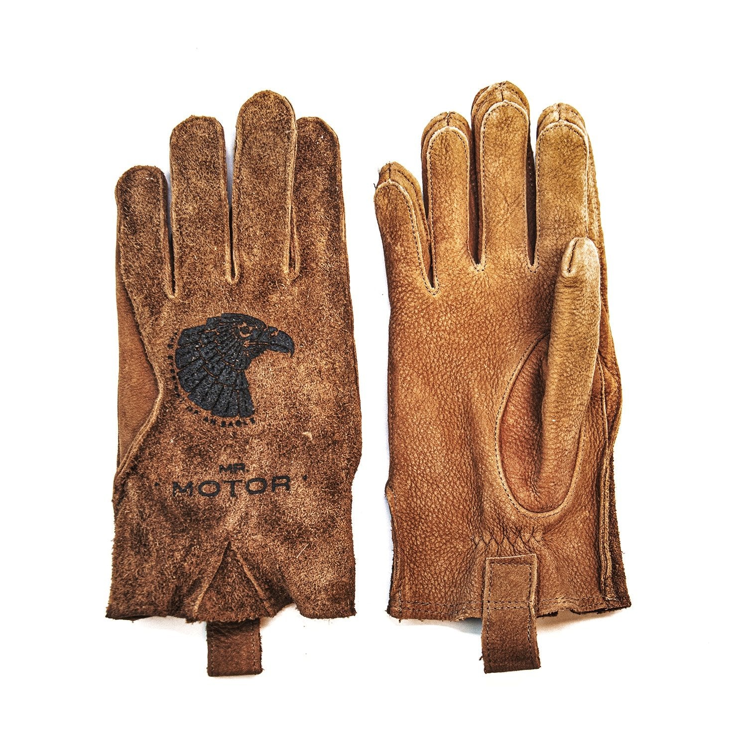 Cowhide Leather Outdoor Retro Motorcycle Gloves