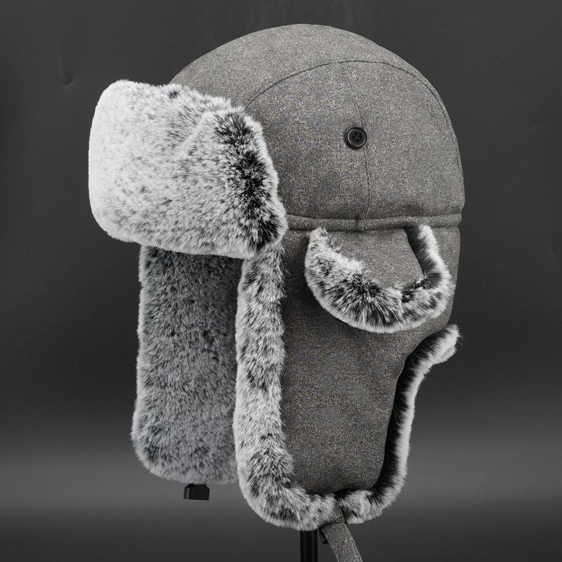 Outdoor Cold Winter Ear Protection  Fur Hat