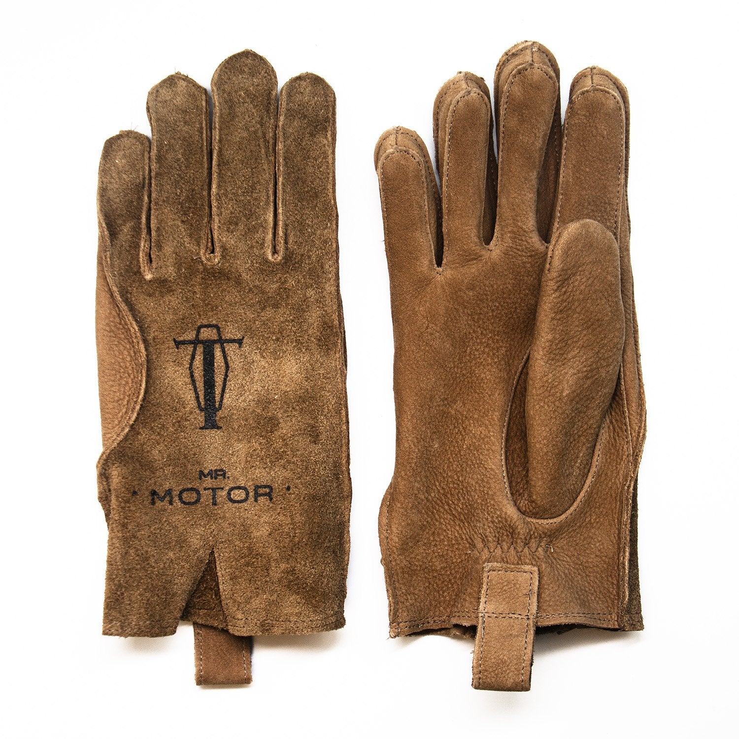 Cowhide Leather Outdoor Retro Motorcycle Gloves