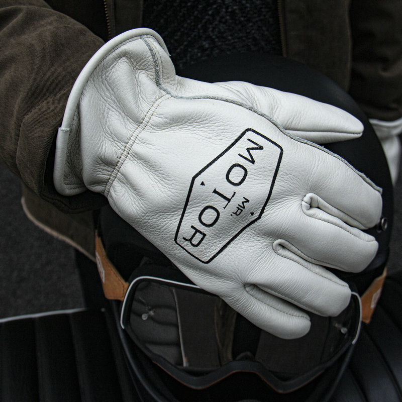 Retro Thick Leather Motorcycle Winter Warm Gloves
