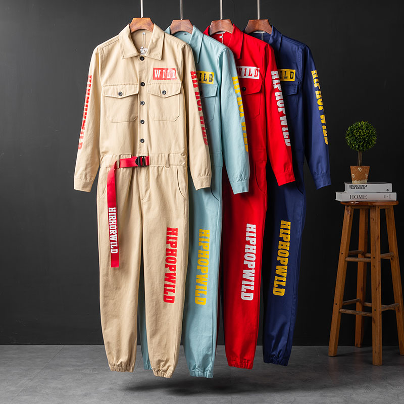 Men's Long Sleeve Coverall Cotton Blend