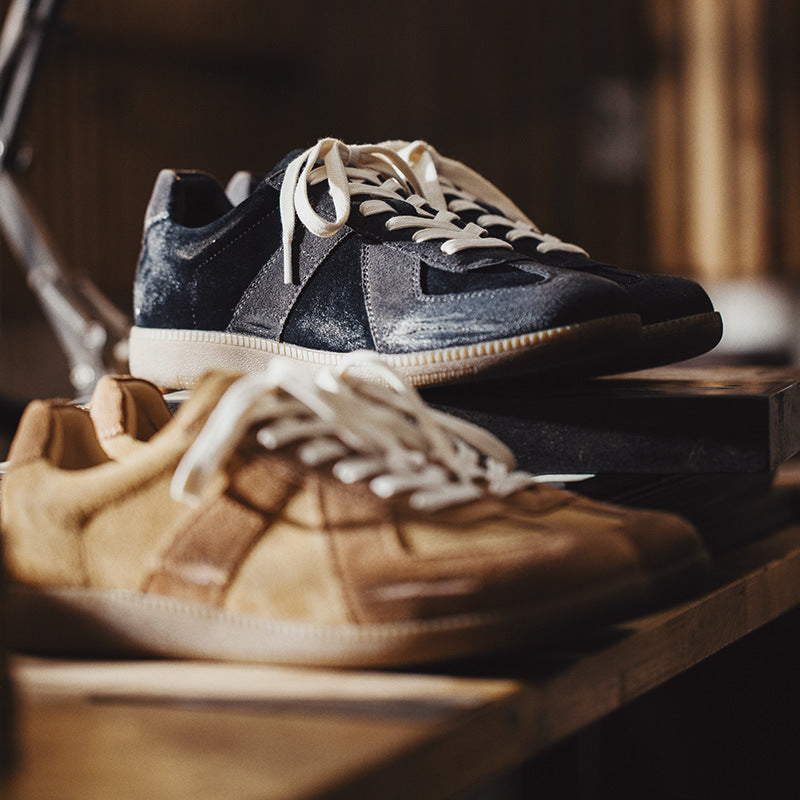 Men's Vintage Distressed German Army  Sneakers