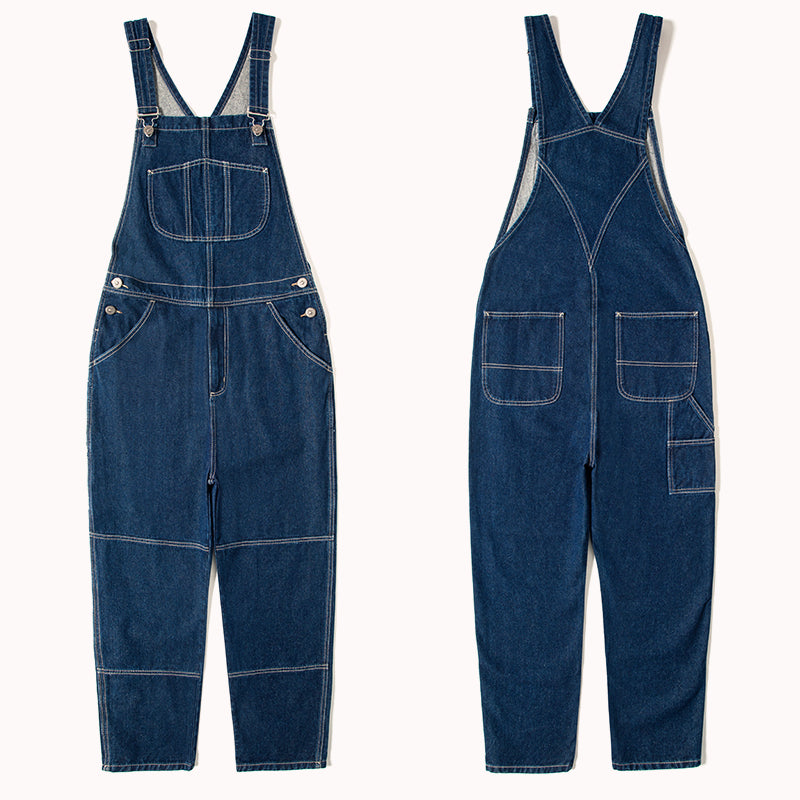 PLus Size Mens Loose Fit Washed Duck Insulated Work Bib Overall