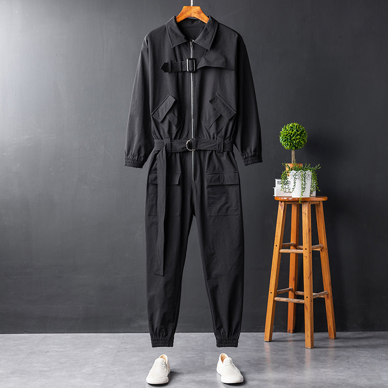 Men's Long Sleeve Coverall Cotton Blend