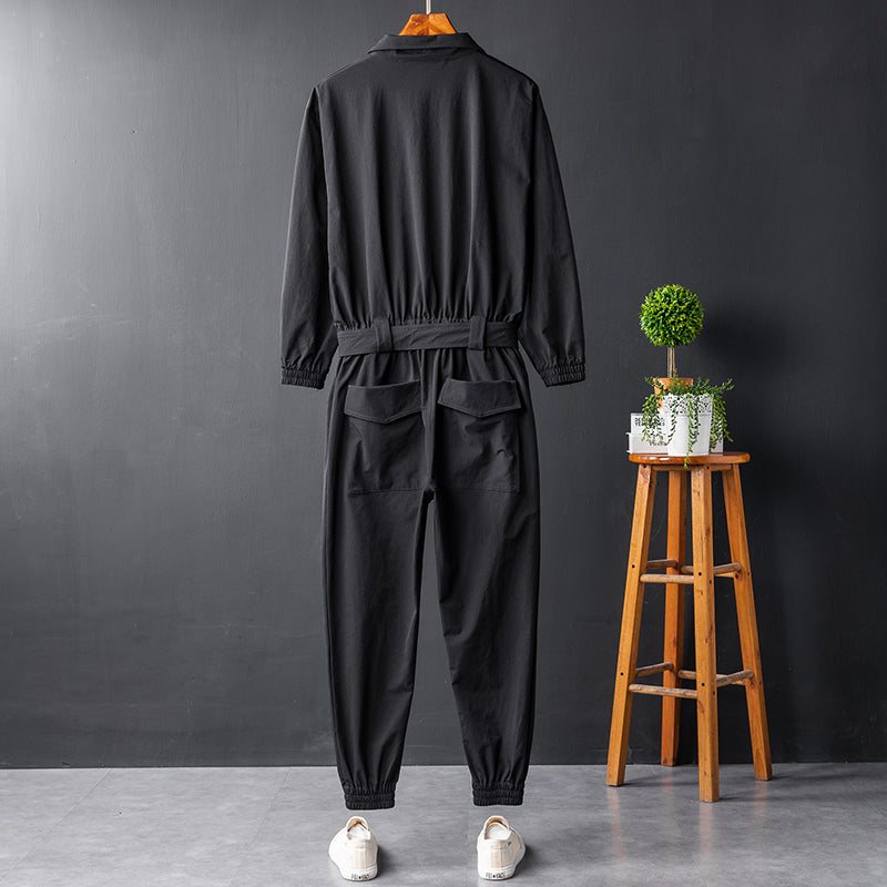 Men's Long Sleeve Coverall Cotton Blend