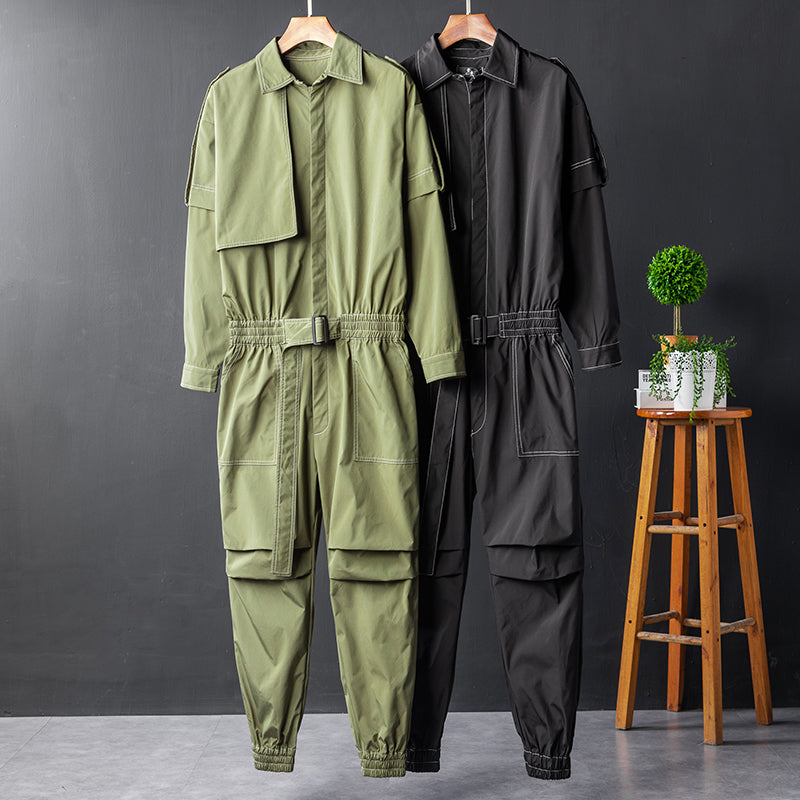 Men's Long Sleeve Coverall Cotton Blend