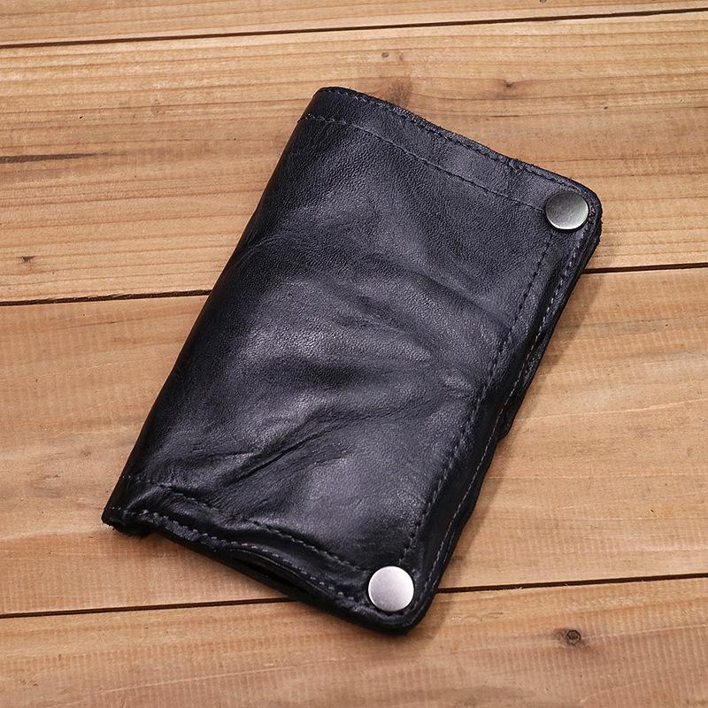 Mens Handmade Distressed Bifold Soft Vintage Western Wallet