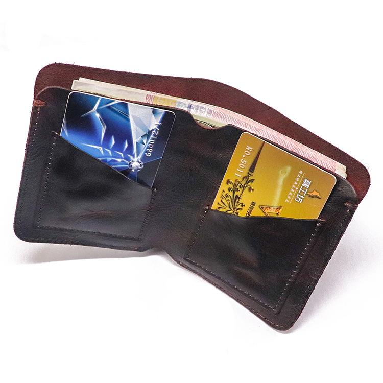 Mens Distressed Bifold Soft Vintage Wallet