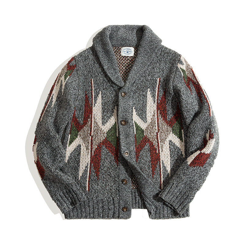 Retro  Navajo Cardigan  Sweater Jacket